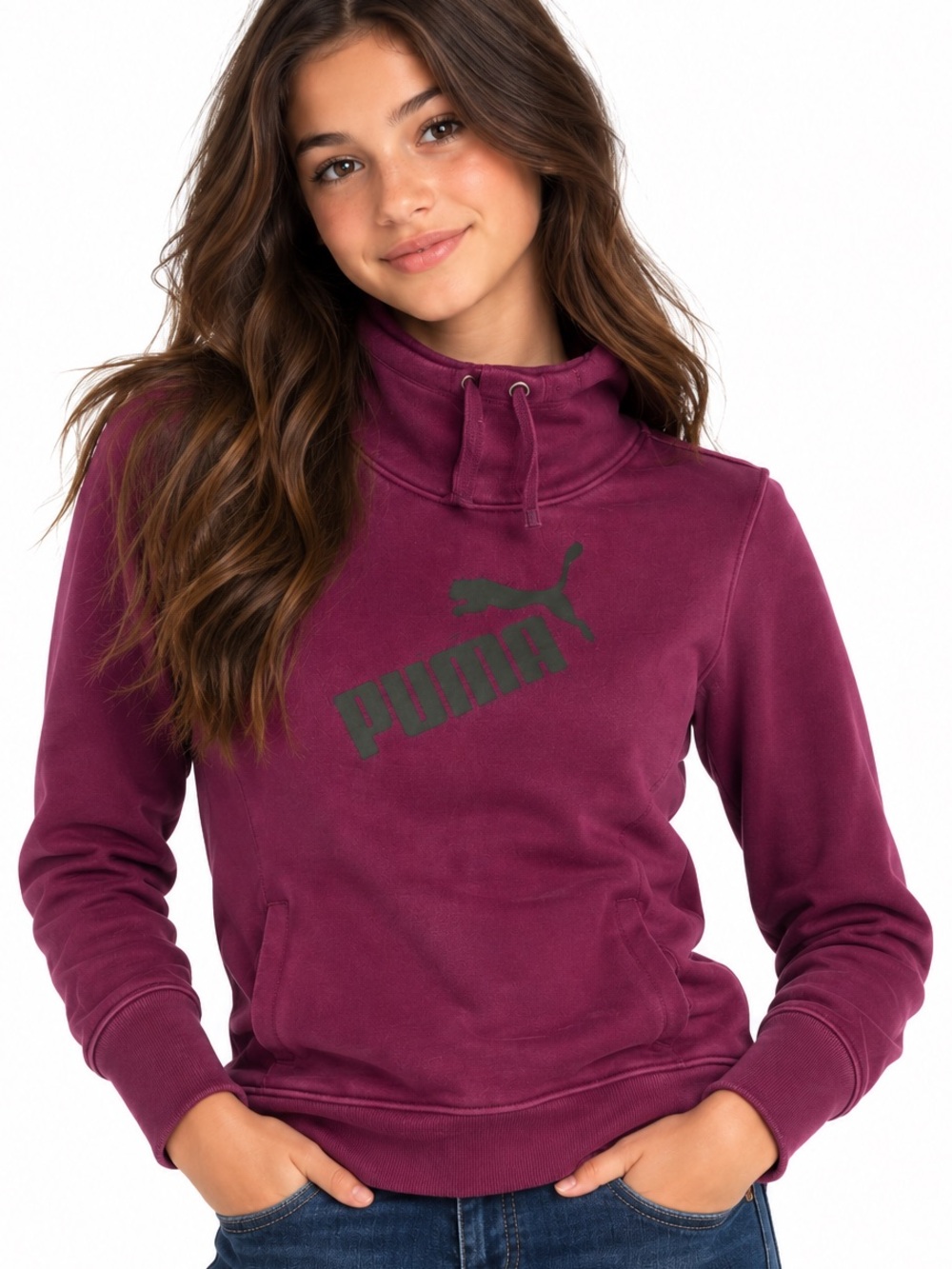 Puma Girls' Plum Sweatshirt